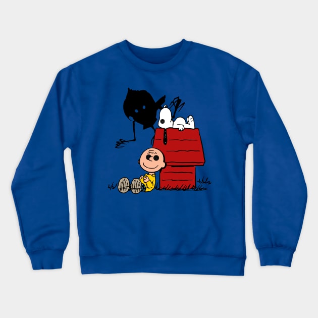 Spooky Cartoon Funny Cute Halloween Horror Parody Crewneck Sweatshirt by BoggsNicolas